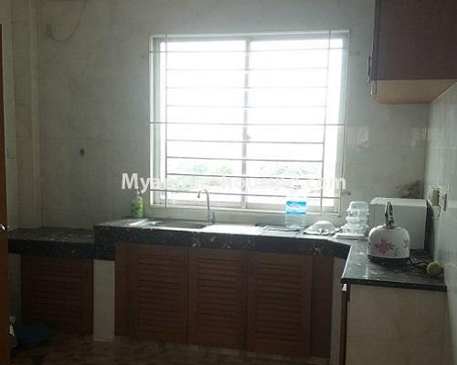 Myanmar real estate - for sale property - No.3117 - High floor condo room for sale in Bo Myat Htun Road. - kitchen 