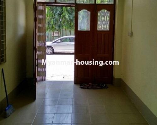Myanmar real estate - for sale property - No.3124 - Ground floor with attic for sale in Kamaryut! - main door 
