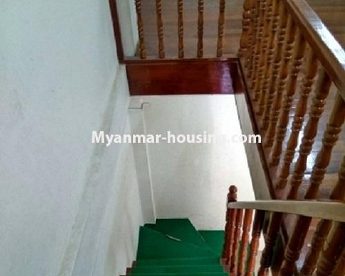 Myanmar real estate - for sale property - No.3124 - Ground floor with attic for sale in Kamaryut! - stairs