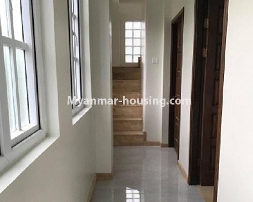 Myanmar real estate - for sale property - No.3125 - Landed house for sale in Golden Valley, Bahan! - downstairs view