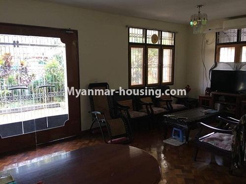 缅甸房地产 - 出售物件 - No.3127 - Landed house for sale in FMI, Hlaing Thar Yar! - living room