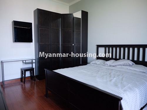 Myanmar real estate - for sale property - No.3128 - New condo room for sale in Golden City Condo, Yankin! - master bedrom