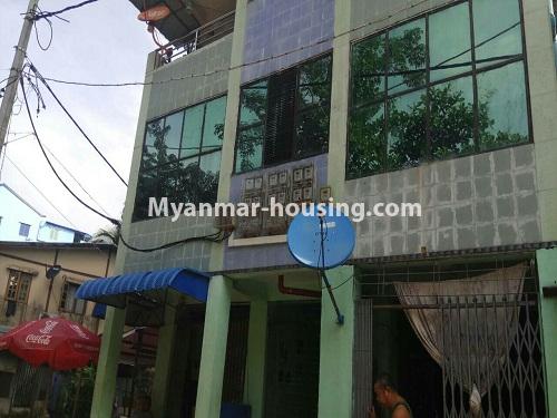 Myanmar real estate - for sale property - No.3130 - Ground floor apartment for sale in Mingalar Taung Nyunt! - builging view