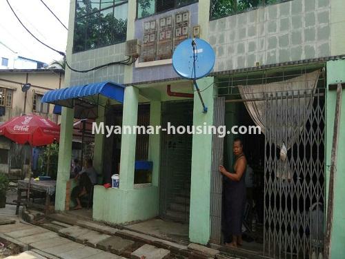 ミャンマー不動産 - 売り物件 - No.3130 - Ground floor apartment for sale in Mingalar Taung Nyunt! - building view