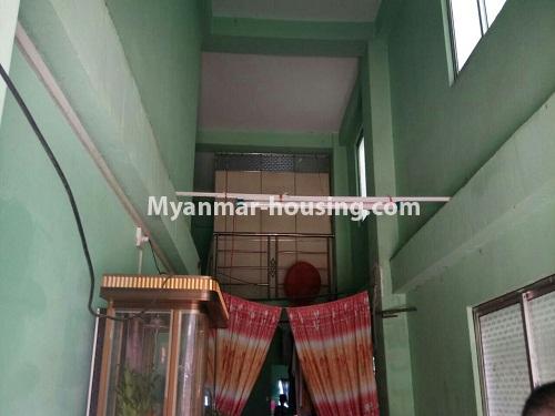 Myanmar real estate - for sale property - No.3130 - Ground floor apartment for sale in Mingalar Taung Nyunt! - inside view from attic