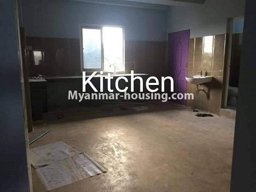 缅甸房地产 - 出售物件 - No.3133 - New condo room for sale in Mayangone! - kitchen 