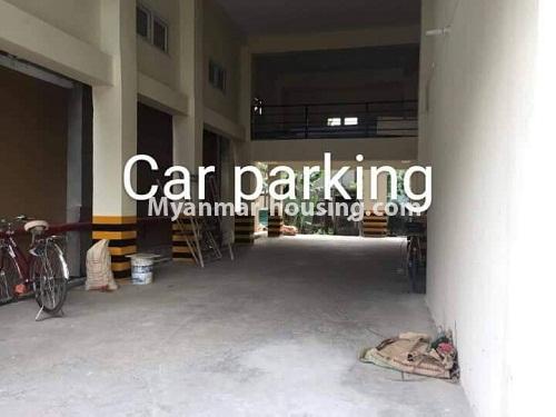 Myanmar real estate - for sale property - No.3133 - New condo room for sale in Mayangone! - car parking