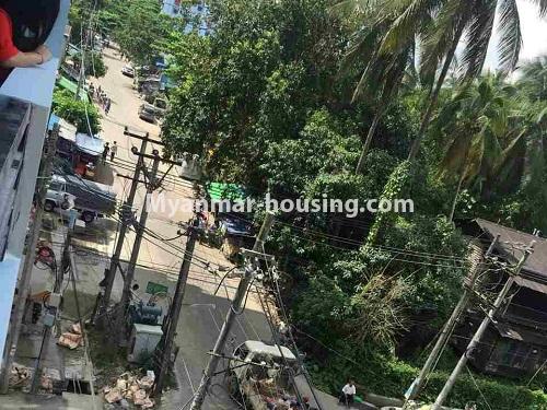Myanmar real estate - for sale property - No.3133 - New condo room for sale in Mayangone! - road view