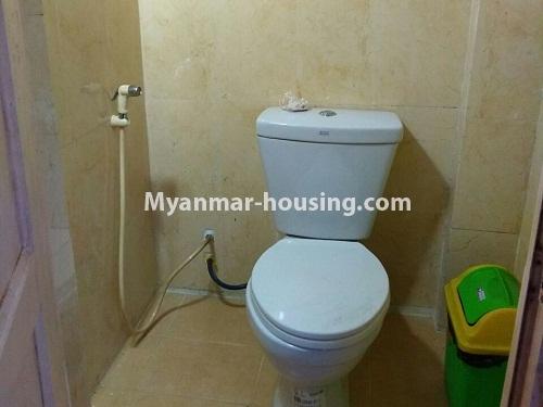 Myanmar real estate - for sale property - No.3134 - Condo room for sale in Botahtaung! - toilet