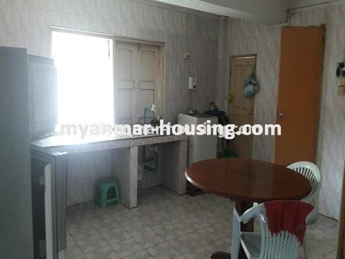 Myanmar real estate - for sale property - No.3137 - Apartment for sale in Downtown! - kitchen