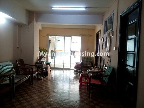 ミャンマー不動産 - 売り物件 - No.3142 - Condo room for sale in Botahtaung! - living room