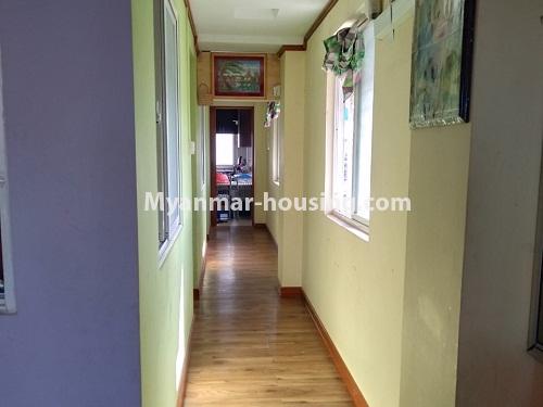 ミャンマー不動産 - 売り物件 - No.3147 - Condo room for sale in Pazundaung! - hallway