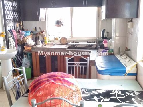 Myanmar real estate - for sale property - No.3147 - Condo room for sale in Pazundaung! - kitchen 