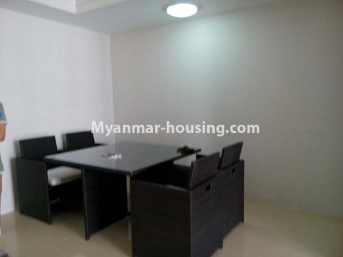 Myanmar real estate - for sale property - No.3148 - Star City condo room for sale in Thanlyin! - dining area