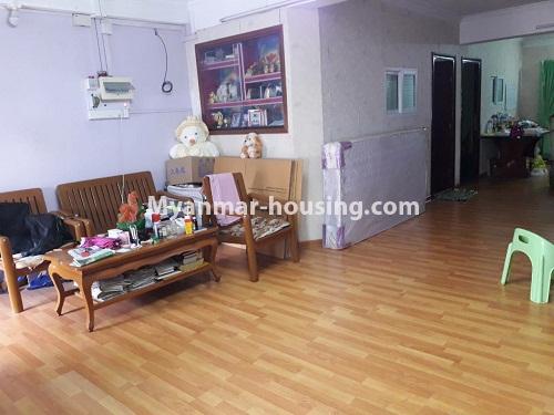 ミャンマー不動産 - 売り物件 - No.3149 - Apartment for sale in Botahtaung! - living room
