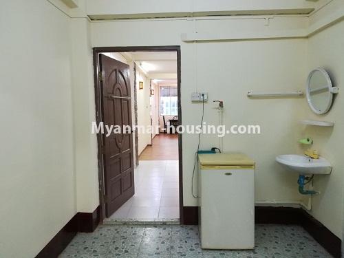 Myanmar real estate - for sale property - No.3150 - Condo room  for sale in Botahtaung! - kitchen area