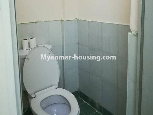 Myanmar real estate - for sale property - No.3150 - Condo room  for sale in Botahtaung! - toilet