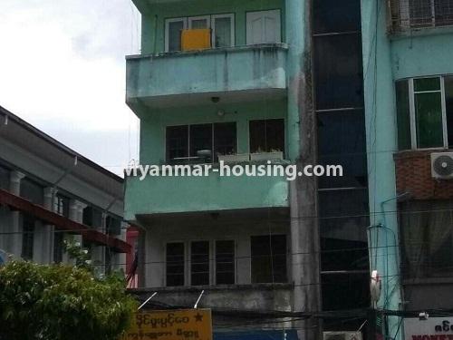 缅甸房地产 - 出售物件 - No.3151 - Apartment for sale in Downtown! - building view