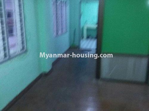 Myanmar real estate - for sale property - No.3151 - Apartment for sale in Downtown! - hallway to kitchen