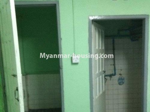 Myanmar real estate - for sale property - No.3151 - Apartment for sale in Downtown! - bathroom and toilet