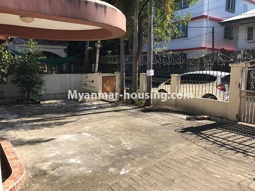 Myanmar real estate - for sale property - No.3155 - Landed house for sale in North Okkalapa! - compound view