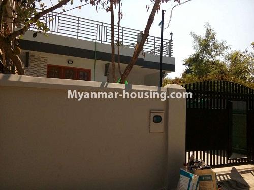 Myanmar real estate - for sale property - No.3159 - One storey house for sale in Mayangone! - house view