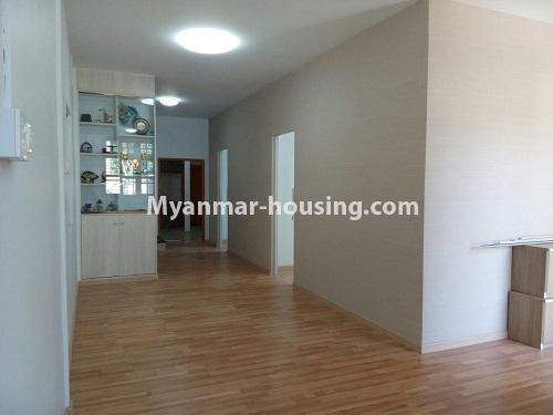 Myanmar real estate - for sale property - No.3159 - One storey house for sale in Mayangone! - living room area
