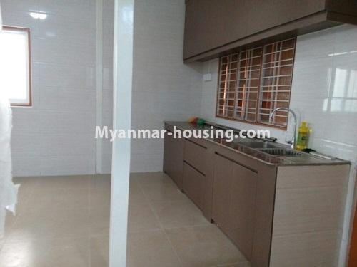 Myanmar real estate - for sale property - No.3159 - One storey house for sale in Mayangone! - kitchen 