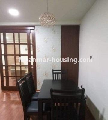 缅甸房地产 - 出售物件 - No.3163 - Nawarat Condo room for sale in Kamaryut! - dining area