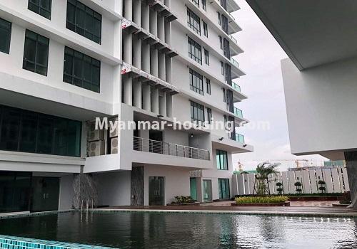Myanmar real estate - for sale property - No.3166 - New condo room for sale in Hlaing! - 