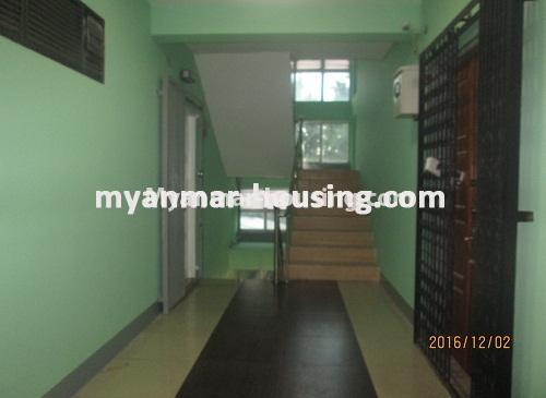 缅甸房地产 - 出售物件 - No.3181 - Condo room for sale in Kamaryut! - hallway