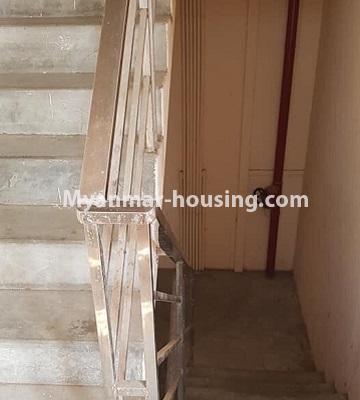 Myanmar real estate - for sale property - No.3182 - Apartment for sale in Sanchaung! - stairs 
