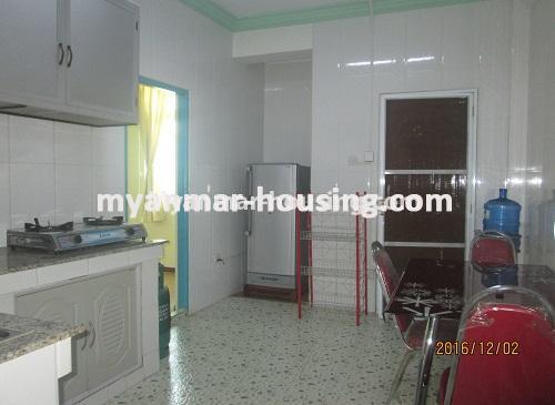 ミャンマー不動産 - 売り物件 - No.3186 - Condo room in Moe Sandar Condo for sale in Kamaryut. - kitchen