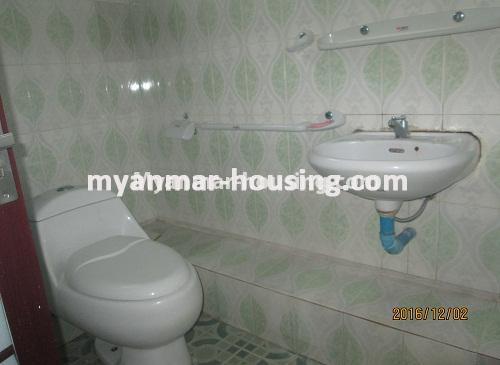 Myanmar real estate - for sale property - No.3186 - Condo room in Moe Sandar Condo for sale in Kamaryut. - bathroom