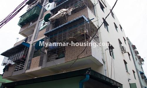 မြန်မာအိမ်ခြံမြေ - ရောင်းမည် property - No.3187 - လှိုင်တွင် တိုက်ခန်းရောင်းရန် ရှိသည်။ - building view
