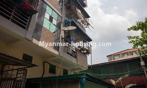 Myanmar real estate - for sale property - No.3187 - Apartment for sale in Hlaing! - another view of building