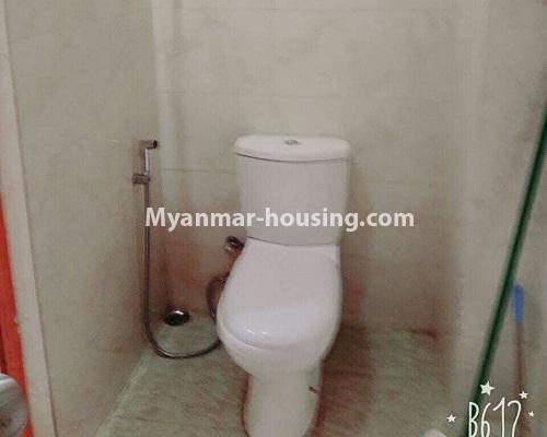 Myanmar real estate - for sale property - No.3190 - Condo room for sale in Botahtaung Township. - toilet