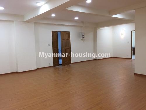 Myanmar real estate - for sale property - No.3192 - New condo room for sale in Hlaong! - living room