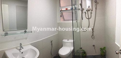 ミャンマー不動産 - 売り物件 - No.3194 - Star City Condo Room for sale in Thanlyin! - bathroom
