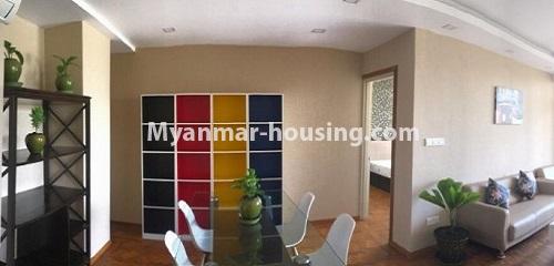 Myanmar real estate - for sale property - No.3194 - Star City Condo Room for sale in Thanlyin! - dining aera