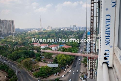 Myanmar real estate - for sale property - No.3197 - New condo room for sale in Tarmway! - outside view
