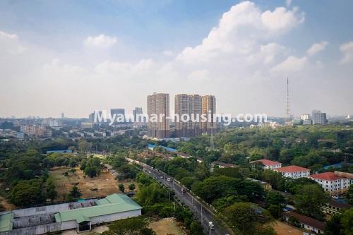 Myanmar real estate - for sale property - No.3197 - New condo room for sale in Tarmway! - outside view