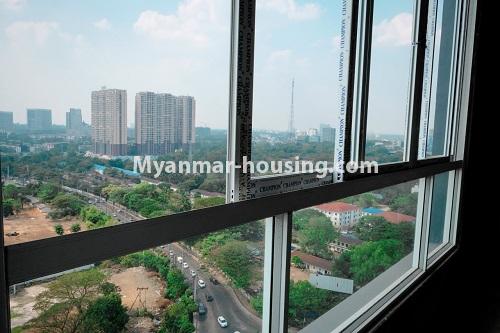 Myanmar real estate - for sale property - No.3197 - New condo room for sale in Tarmway! - outside view