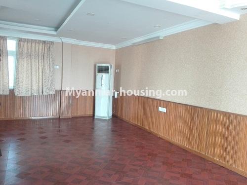 Myanmar real estate - for sale property - No.3210 - Penthouse for sale in Botahtaung! - living room