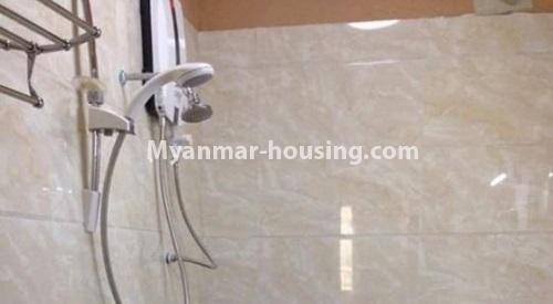 Myanmar real estate - for sale property - No.3212 - Condo room for sale in Kamaryut! - bathroom