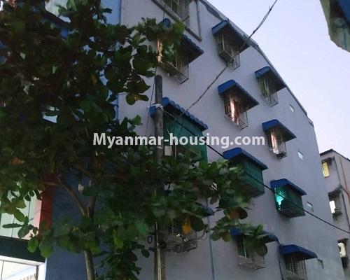 Myanmar real estate - for sale property - No.3219 - First floor apartment for sale in Hlaing! - left side of the building