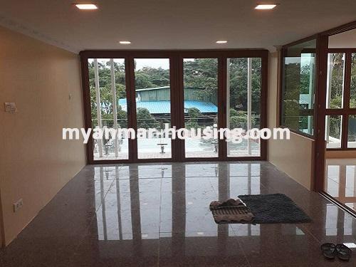 Myanmar real estate - for sale property - No.3224 - New house for sale near Yangon International Airport Mayangone! - living room
