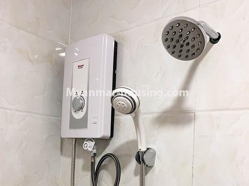 Myanmar real estate - for sale property - No.3225 - New condo room for sale in South Okkalapa! - bathroom