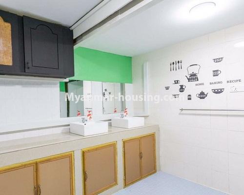 ミャンマー不動産 - 売り物件 - No.3227 - Landed house for sale in Downtown! - kitchen