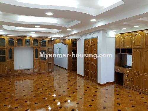 Myanmar real estate - for sale property - No.3228 - Condo room for sale in Sanchaung! - living room